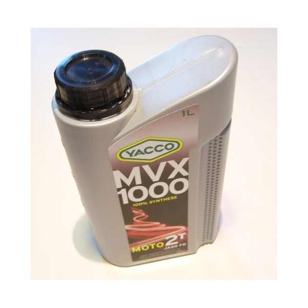 Huile Yacco mélange 2 temps (1 litre) 100% synthèse