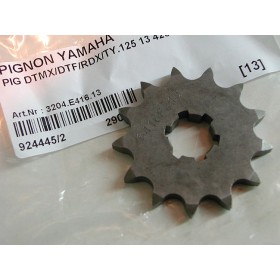 Yamaha TY125 & 175 bi-amortisseurs pignon 13 dents (428)