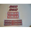 Yamaha Type monoshok 59N  decal set