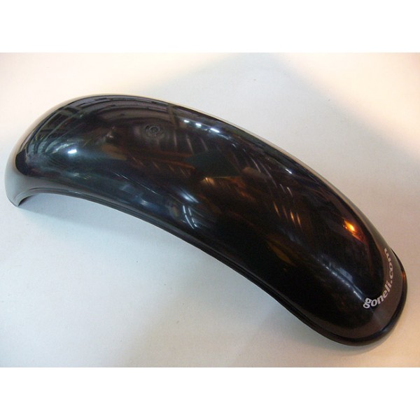 Universal rear black mudguard