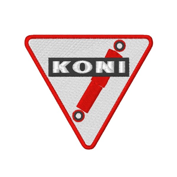KONI embroidered patch 8X7cm