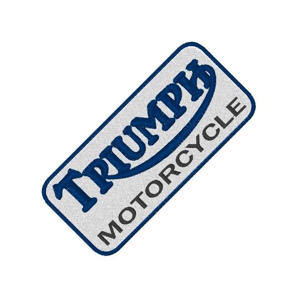 Ecusson brodé TRIUMPH 10X4.5 cm