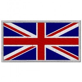 Ecusson brodé drapeau grande Bretagne 8X5.5 cm