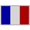 French flag embroidered patch 8X5.5 cm