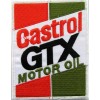 Ecusson brodé CASTROL GTX 9.5X7.5 cm