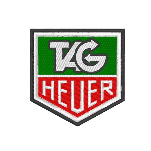 TAG HEUER embroidered patch 8X8.3 cm