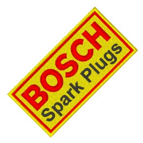 Ecusson brodé BOSH 9X4.5 cm
