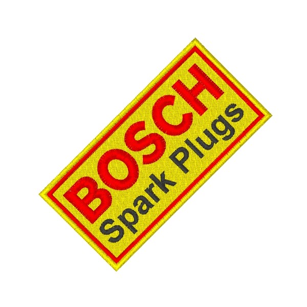 Ecusson brodé BOSH 9X4.5 cm
