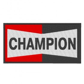 Ecusson brodé CHAMPION 10X5 cm