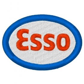 ESSO embroidered patch 8X5.5 cm