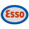 Ecusson brodé ESSO 8X5.5 cm