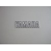 Yamaha logo réservoir TY80 ( 10X2,6cm)