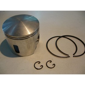 Montesa 247 piston with , clips and rings diam 72.55mm