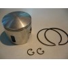Montesa 247 piston  with , clips and rings diam 72.55mm