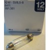 Bulb 12V 10w  diameter 42mm long