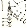 Yamaha TY 125 à 250 joint de  Robinet supérieur