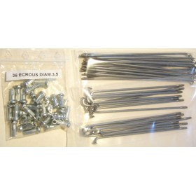 FANTIC 240 jeu de rayons arrières