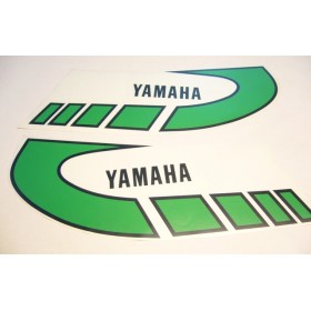 Yamaha Type 1K6 ( 1977 to 1979) green tank decals set