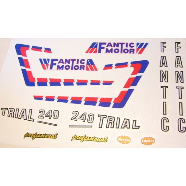 FANTIC 240 Stickers kit