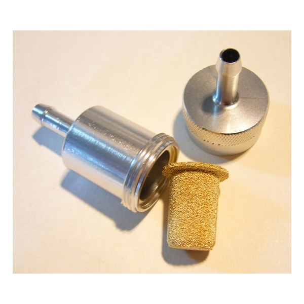 Mini filtre à essence (métal fritté) pour durite de 6-7mm. Taille