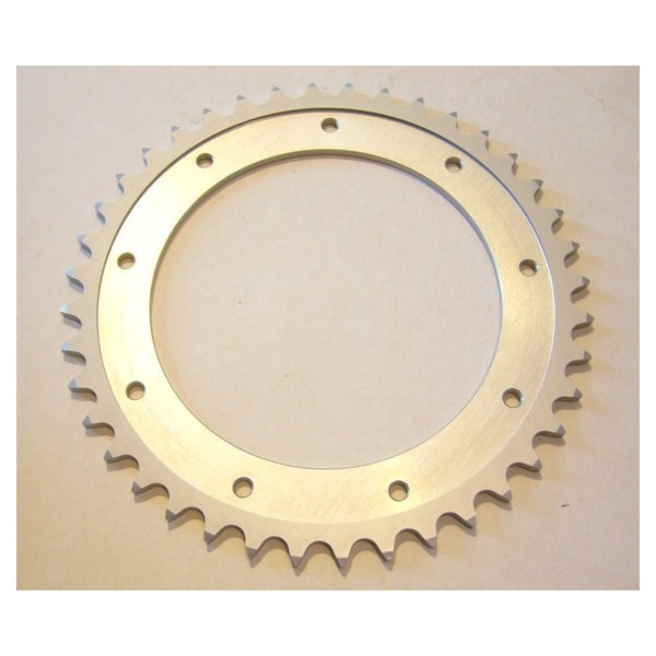 Bultaco Aluminium rear sprocket 40T link size 520, int diameter 140mm