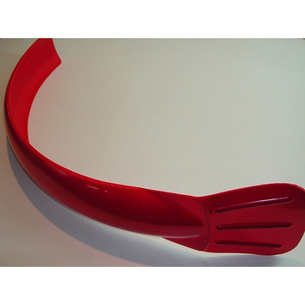 Universal red front mudguard