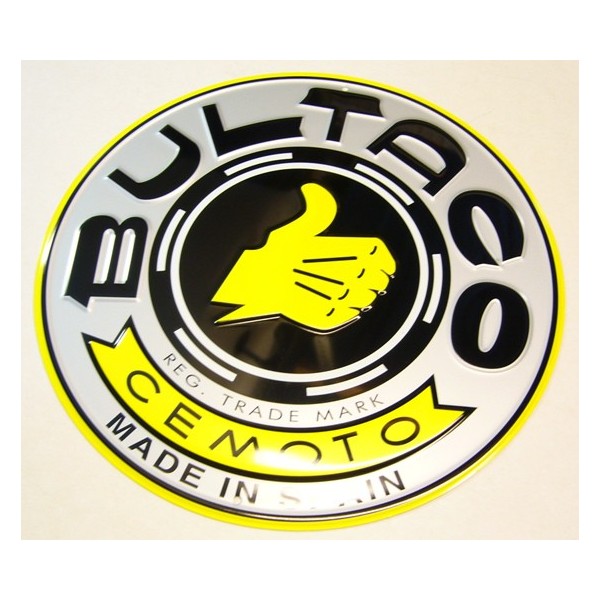 Aluminim BULTACO Plate