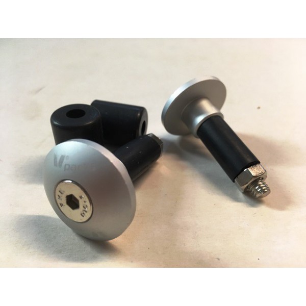 Handle bar pair of Alloy  ferrules ( Anodised black )