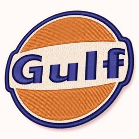 AGV embroidered patch diameter 8 cm