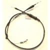 Yamaha TY 125, 175 (with oil pomp) Complet throttle cable black