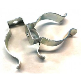 Pair of fixing clips for aluminum headlight plate (30mm fork)