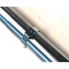 Pair of fixing clips for aluminum headlight plate (30mm fork)