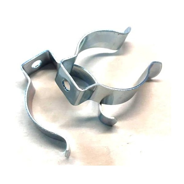 Pair of fixing clips for aluminum headlight plate (30mm fork)