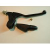 Domino brake lever and holder with rubber cover