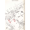 Yamaha TY 125, 175 & 250 twinshock exhaust / cylinder stud nut (and tail light attachment)