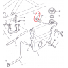 YAMAHA TY 125, 175 & 250 Oil tank fixing washer