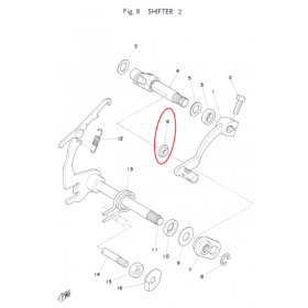 Yamaha TY 125 & 175 selection finger ring