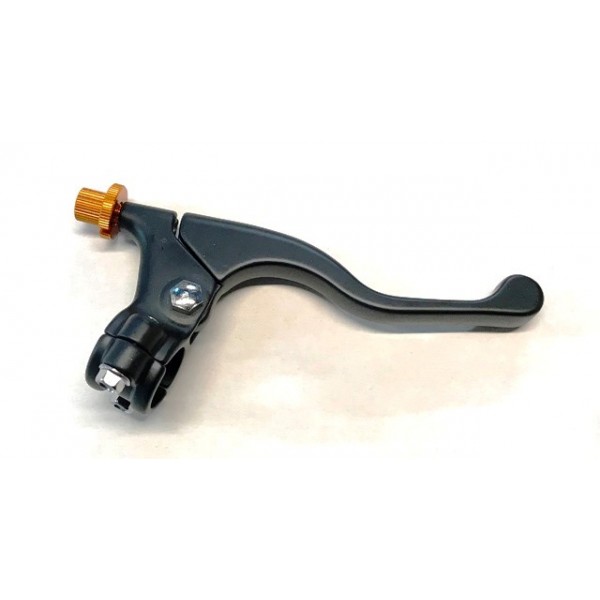 Complete Bihr black brake holder and lever (Short lever)