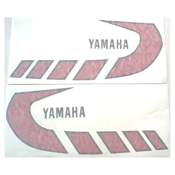 Yamaha TY 50 & 80 Europe red tank decals set