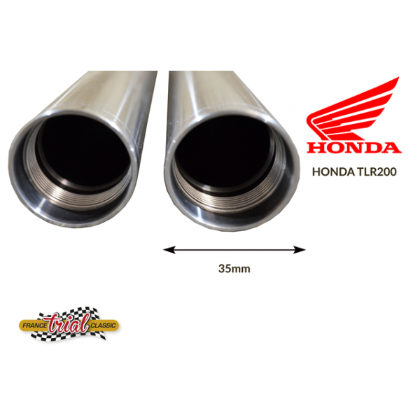 Honda TLR 200 et 250 paire de tubes de fourche