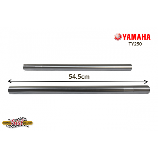 Yamaha TY 250 (bi-amortisseurs) paire de tubes de fourche
