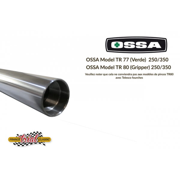 OSSA 250 & 350 MAR (TR 77 Verde, TR 80 Gold & Abricot) Front fork tubes