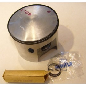 Bultaco 350 piston axe, clips et segments diam 85.25 mm