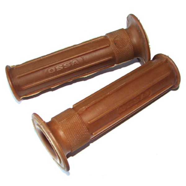 OSSA  pair  of chestnut handelbar grip with logo