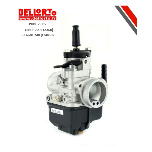 DELLORTO PHBL25 BS carburetor (Fantic 200 or 240)