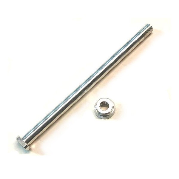 Yamaha TY 125, 175 Swing Arm Spindle & Nut Alloy (210mm)