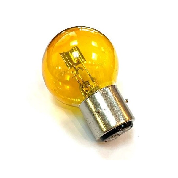 Ampoule 12V code phare 35/35w culot 21,5mm (jaune)