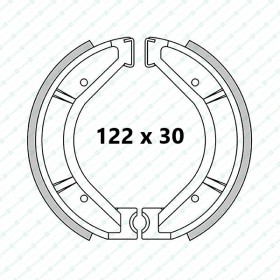 Ossa MAR & TR Front & rear brake shoes (rain/mud)