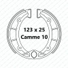 FANTIC 125 (TX250) mâchoires Avant et Arrière (Standard)