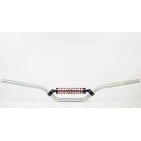 Renthal size 5 handlebar, anodised in silver